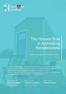 Tiny Houses Role in Addressing Homelessness