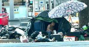 Homeless picture published in CA Globe