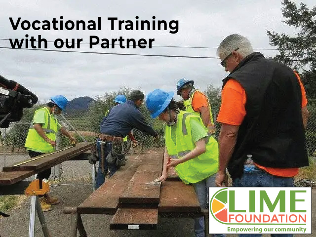 Vocational Training with The Lime Foundation