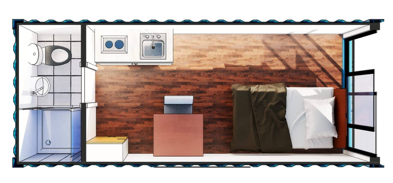 Container Housing - Homes 4 The Homeless