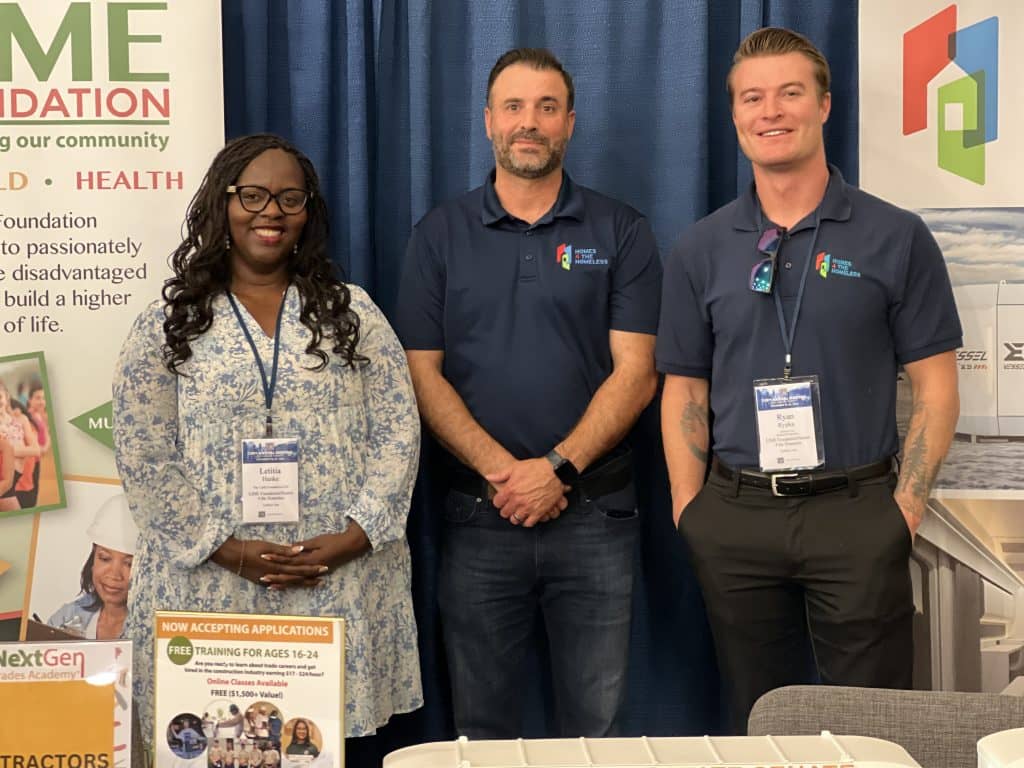 Trade Show booth at the California State Association of Counties at the Pasadena Convention Center.