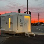 E3 Space Capsule House Sunset